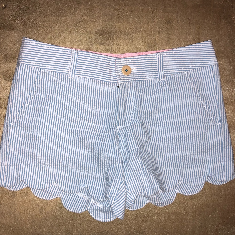 Lilly Pulitzer seersucker shorts!
